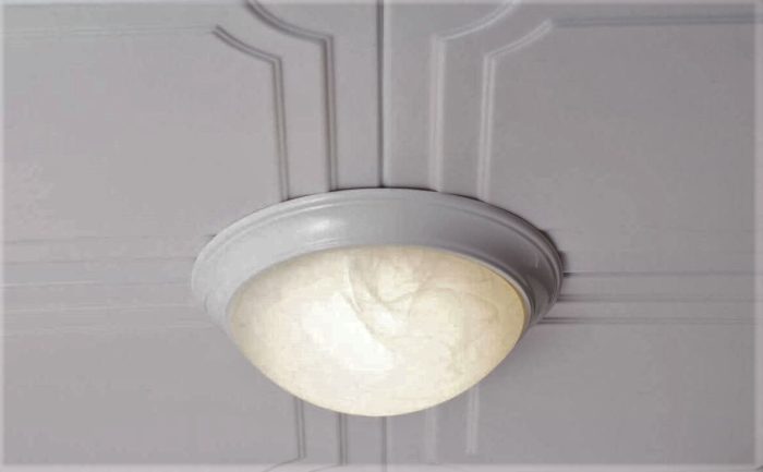 FEIT 73807 LED Flush Mount Ceiling Fixture with Alabaster Glass