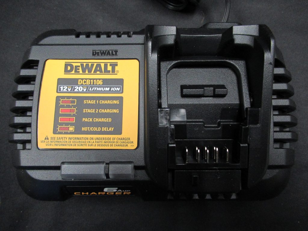 DEWALT 6 Amp Battery Charger and FLEXVOLT 20-Volt/60-Volt MAX Lithium