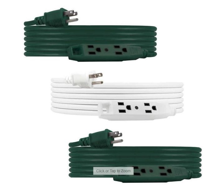 Jansco Outdoor Extension Cord 3 Pack