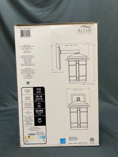Altair AL-2167 LED OUtdoor Wall Light