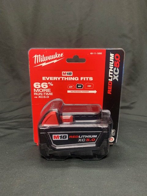 M18 18-Volt 5.0 Ah Lithium-Ion XC Extended Capacity Battery Pack 48-11-1850