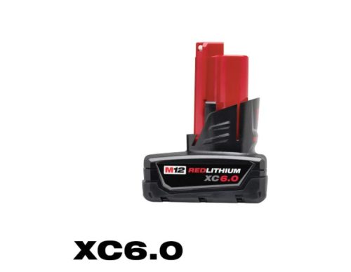 Milwaukee M12 12-Volt Lithium-Ion XC Extended Capacity 6.0Ah Battery 48-11-2460