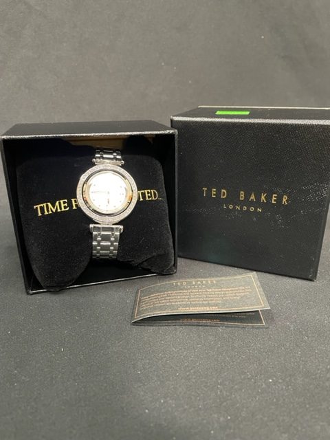 Ted Baker Women’s London Silver Tone 360 Rotating Watch - TE50521002