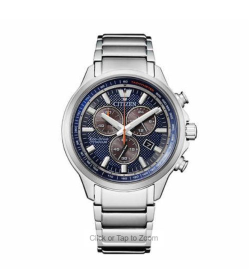 Citizen Eco-Drive Super Titanium Men's Chronograph Watch AT2471-58L