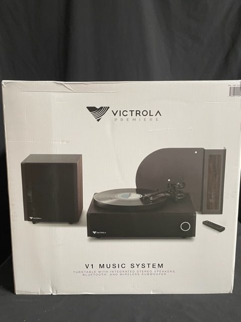 Victrola Premiere V1 Turntable and S1 Subwoofer Music System